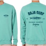Sudadera turquesa baja surf shop