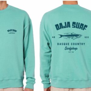Sudadera turquesa baja surf shop